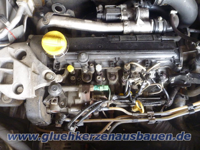 Abgerissene Glhkerze ausbauen aus
                          Renault / Dacia mit 1.5 dci Motor