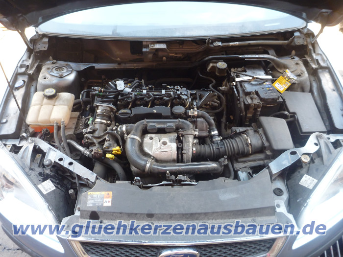 Abgerissene Glhkerze ausbauen aus Ford
                      Focus mit 1.6 TDCi Motor