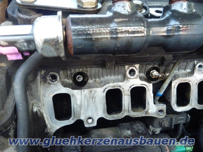 Abgerissene Glhkerze ausbauen aus Ford
                      mit 2.0 TDCi Motor