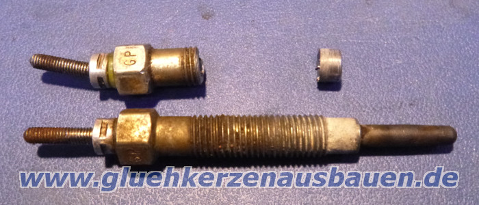 Abgebrochene Glhkerze ausbauen aus
                            Kia Pregio 2.5