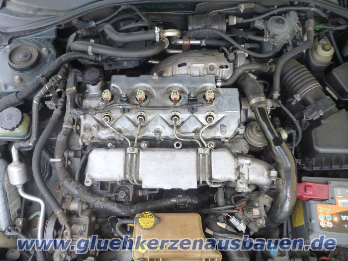 Abgerissene Glhkerze ausbauen aus
                          Toyota mit 2.0 D-4D Motor