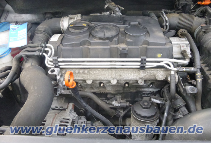 Abgerissene Glhkerze ausbauen aus
                          Volkswagen mit 1.9 Motor